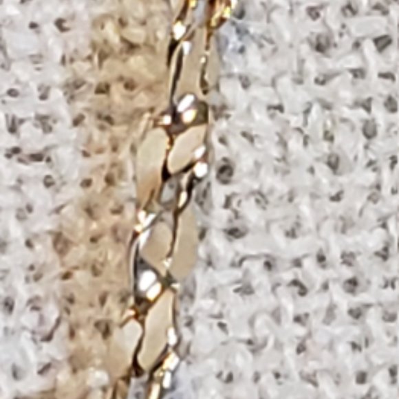 Open Heart Necklace Vintage Gold Tone Clear Marquis Rhinestones 24 Inch Gold Ton - Picture 5 of 5